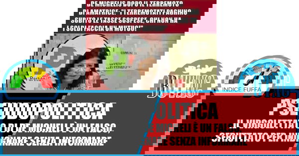 La macchina del fango – De Micheli e Amatrice