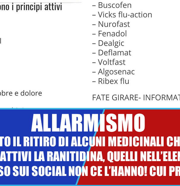 URGENTE – Attenzione ai farmaci ritirati article-post