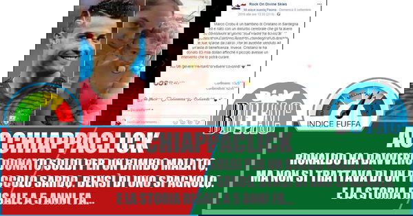 Ronaldo, Crobu e le esche per click