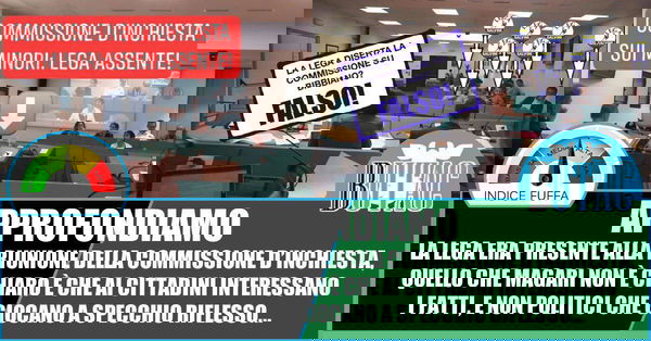 La Lega e la commissione di Bibbiano