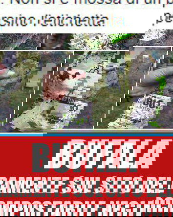 La bottiglia biodegradabile