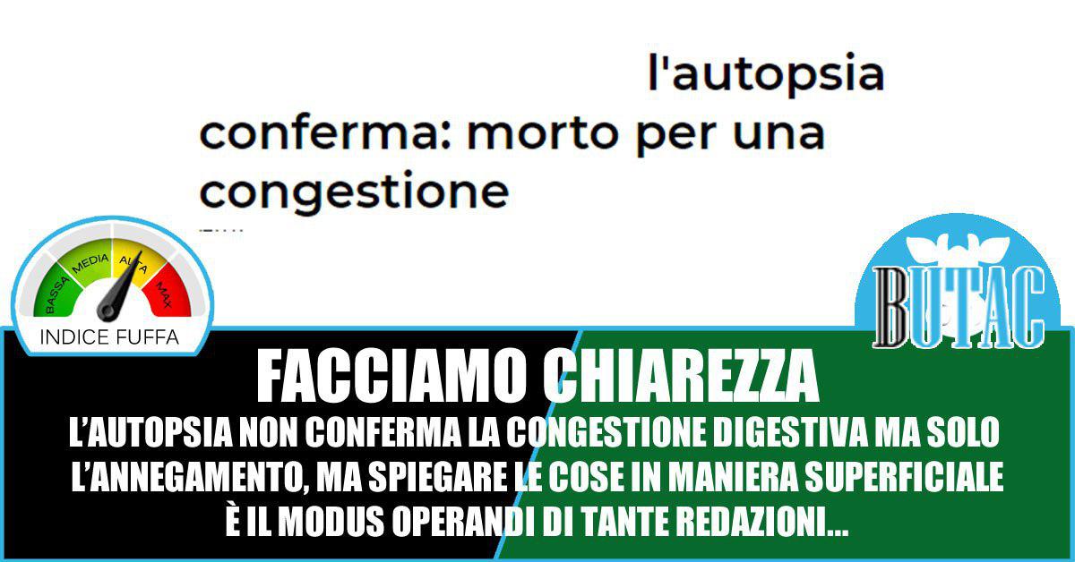 Morto per congestione? No annegamento… article-post