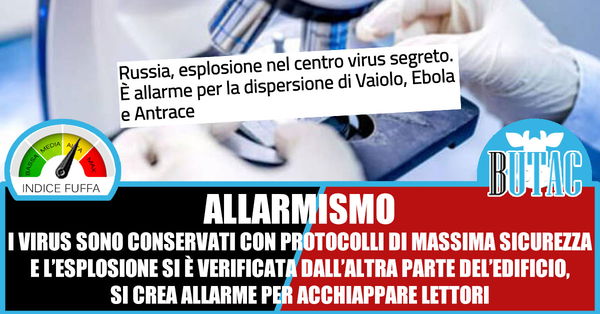 Ebola e vaiolo che scappano dal laboratorio