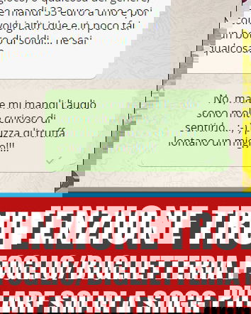 Portafoglio/biglietteria dei 33 euro