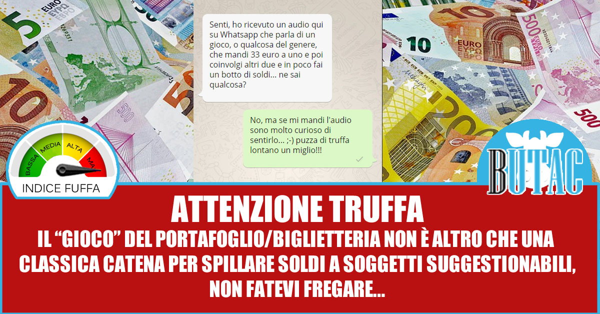 Portafoglio/biglietteria dei 33 euro article-post