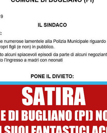 A Bugliano (PI) vietato allattare