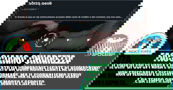 Stasera Italia e il chip sottopelle in Svezia