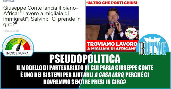 Giuseppe Conte e le migliaia di giovani africani – La macchina del fango