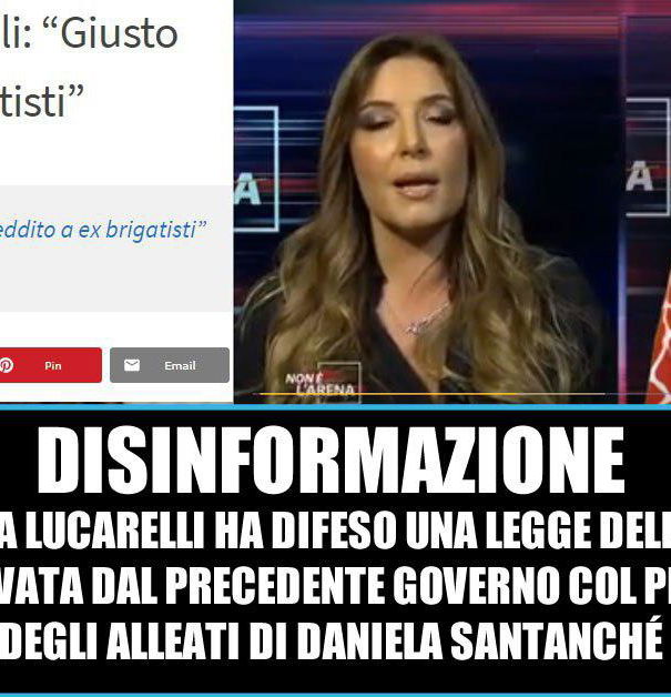 Lucarelli, Reddito di Cittadinanza e brigatisti article-post