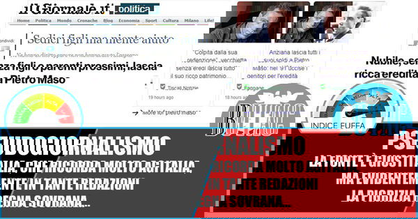 Giustitalia, Pietro Maso e il giornalismo