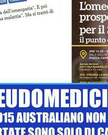 Omeopatia e politica