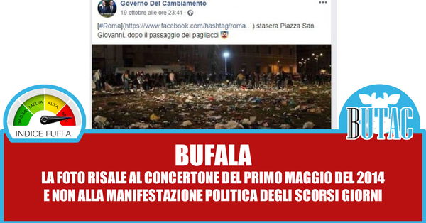 Piazza San Giovanni e i “pagliacci…”