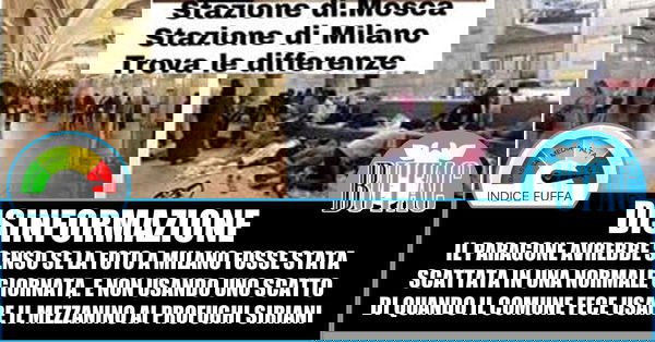 Stazione di Mosca vs Stazione di Milano