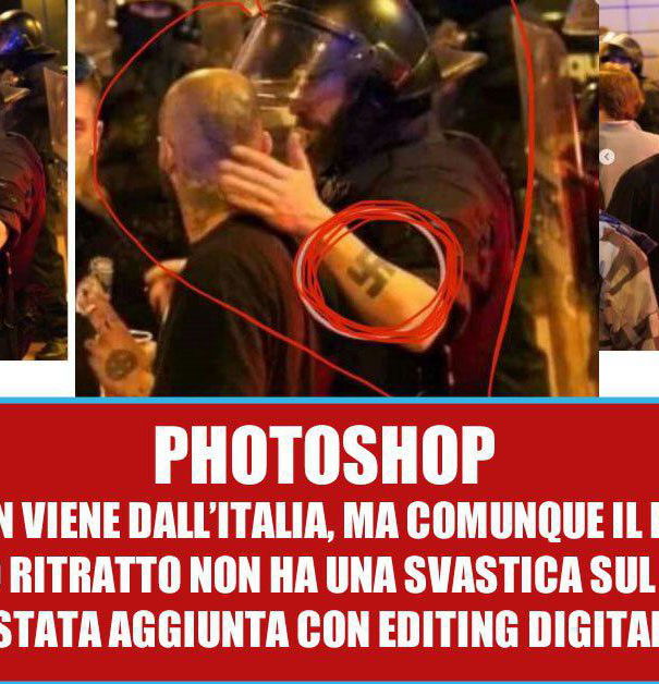 La svastica sul braccio del poliziotto article-post