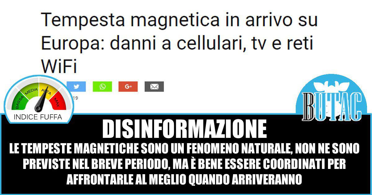 Una tempesta magnetica ci colpirà… article-post