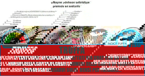TRUFFA – Dwayne Johnson e i soldi regalati