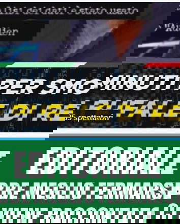 6 minuti per smontare Report