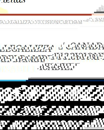 Il Canada, l’eutanasia e Maurizio Blondet