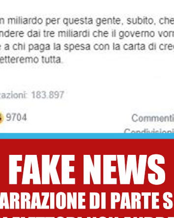 Italia Cashless, Salvini e i tre miliardi di euro