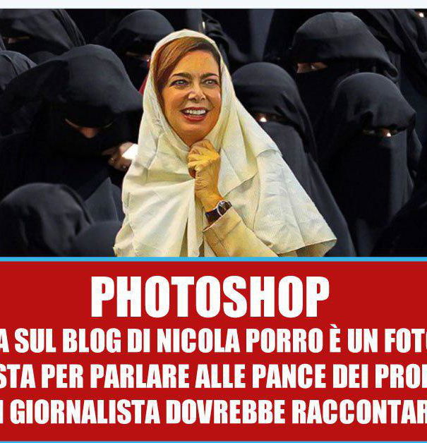 Nicola Porro, Laura Boldrini e Photoshop article-post