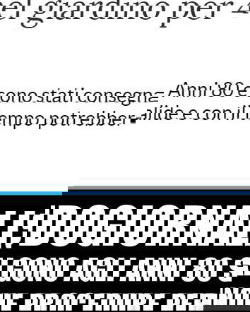 Buoni fruttiferi smarriti e ritrovati