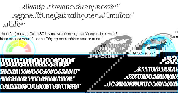 Buoni fruttiferi smarriti e ritrovati