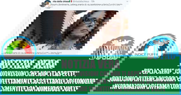 La lettera del carabiniere, Rita Dalla Chiesa e Imola Oggi