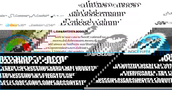 Il ladro morso dal cane