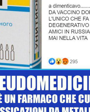 Il farmaco che cura l’autismo e i danni da vaccino…