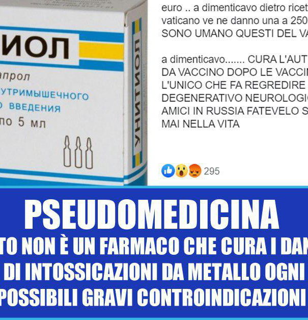 Il farmaco che cura l’autismo e i danni da vaccino… article-post