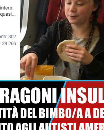 Paragoni insulsi – Greta e la bimba incastrata nella ruota