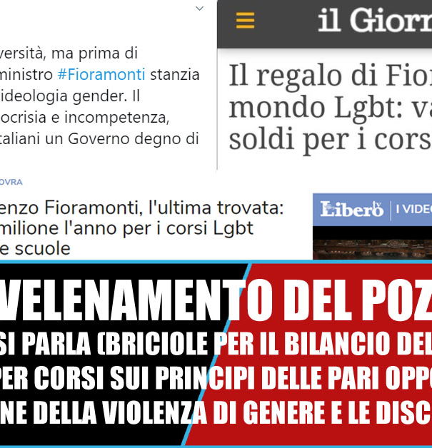 I famigerati corsi LGBT e la disinformazione copia e incolla article-post
