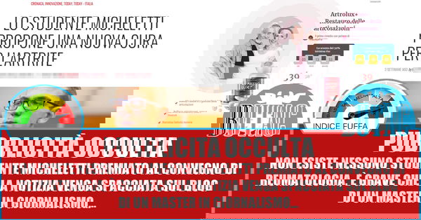 Artrite, IULM e pubblicità ingannevole