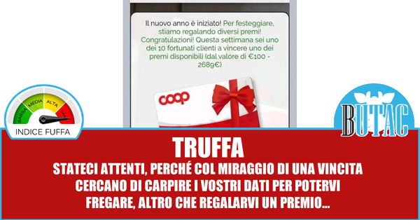 Stiamo regalando diversi premi