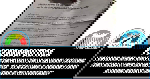 Invito all’astensione & ideologia Gender