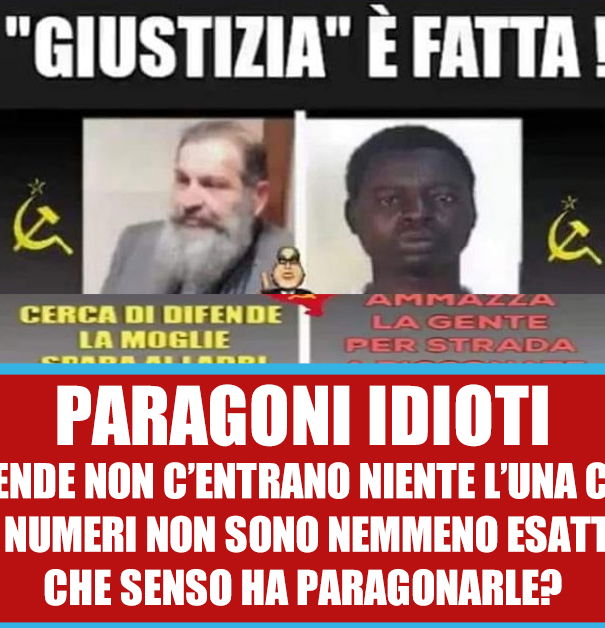 Giustizia è fatta – i paragoni idioti article-post