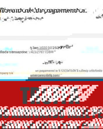 Occhio alla mail di PayPal