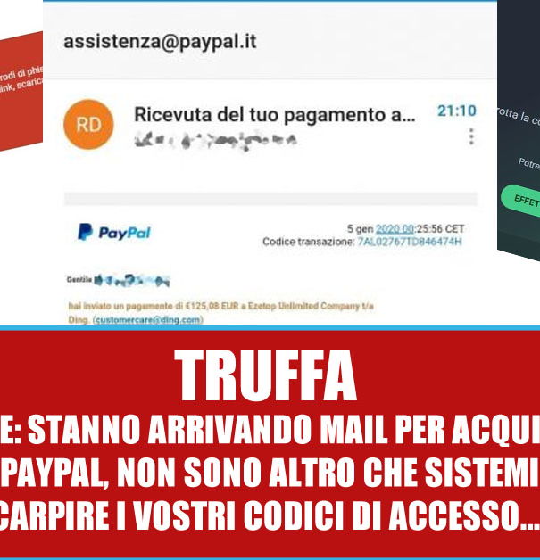 Occhio alla mail di PayPal article-post