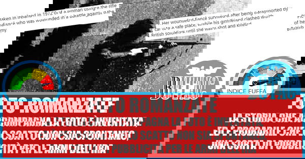 La foto della ragazza col mitra…