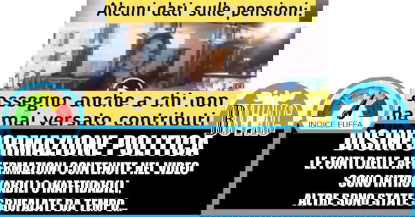 Inps, anziani, immigrati e disinformazione