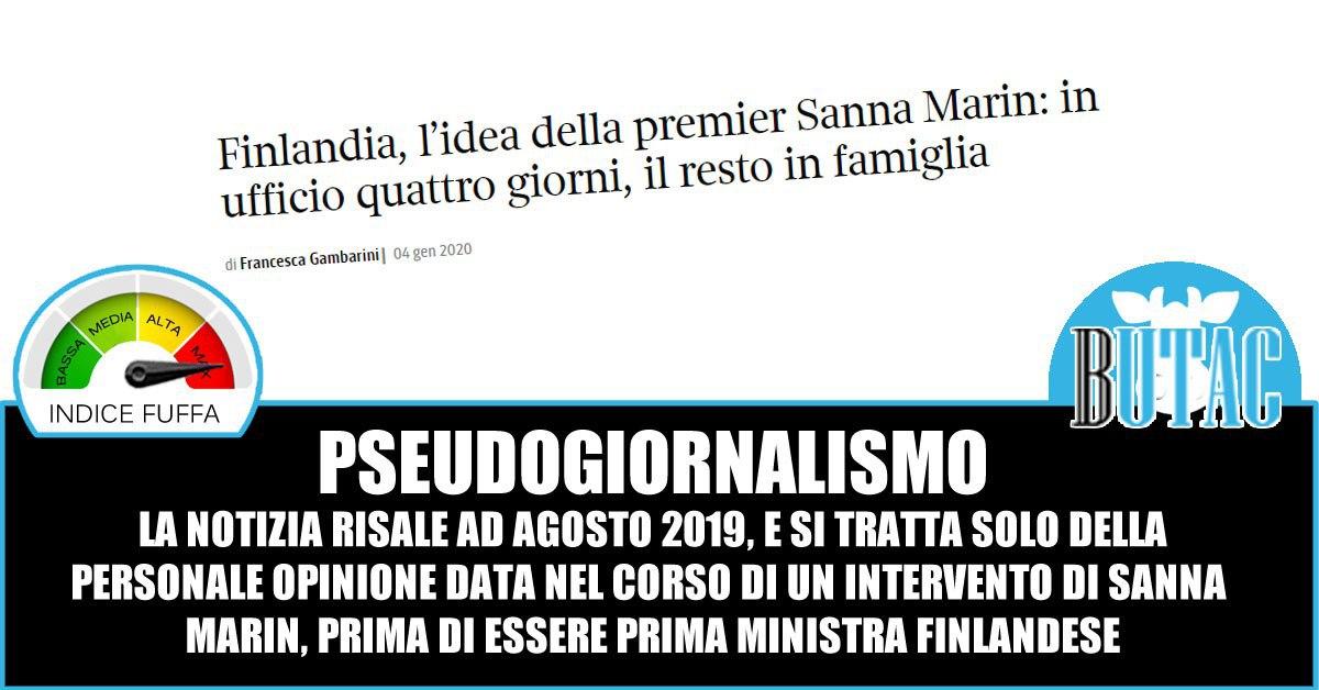 Sanna Marin, la settimana corta e le 6 ore di lavoro article-post