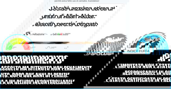 Assolto perché drogato – e due…