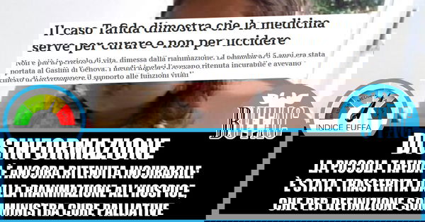 Tafida Raqeeb e l’informazione a metà