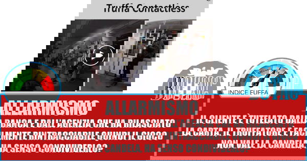 Truffa contactless – E due