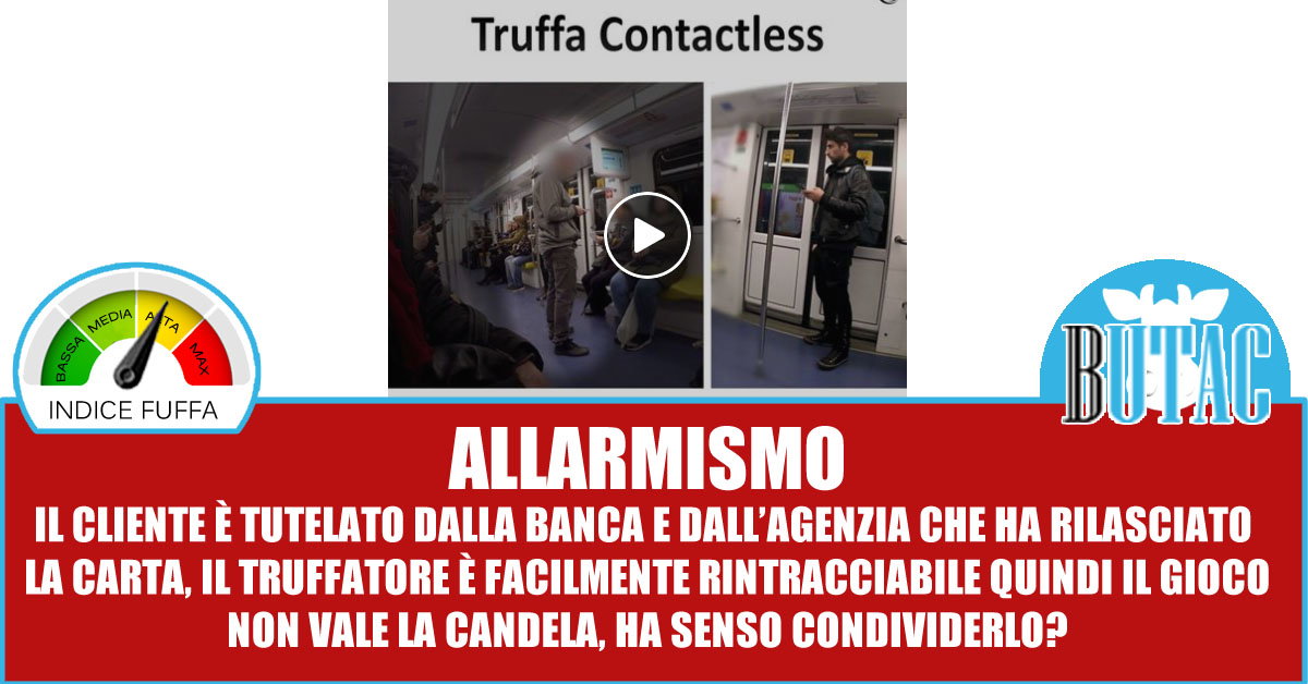 Truffa contactless – E due article-post