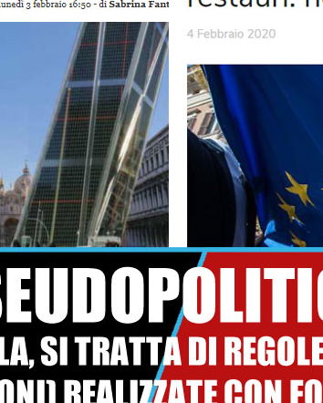 Restauri, politica, giornalismo e Unione Europea