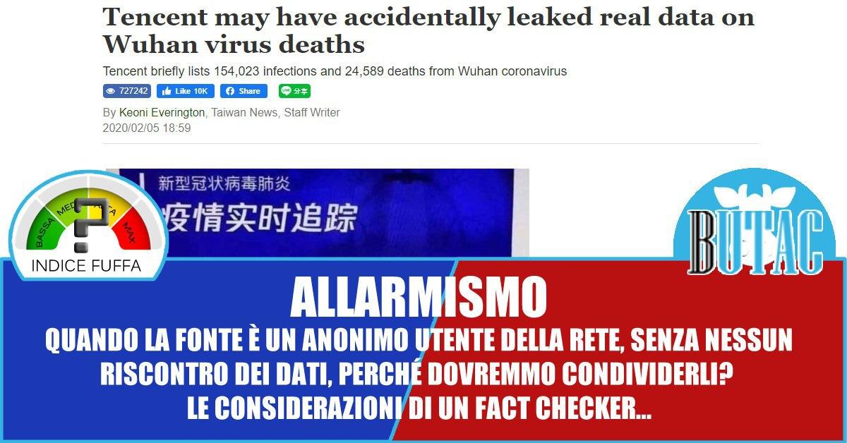 Numeri fuori controllo e fonti da verificare article-post