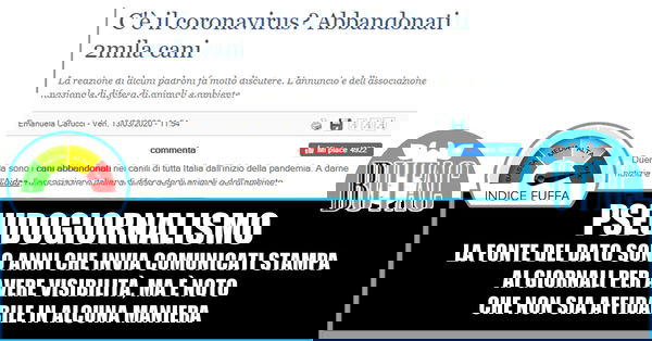 Il Giornale, Coronavirus e AIDAA