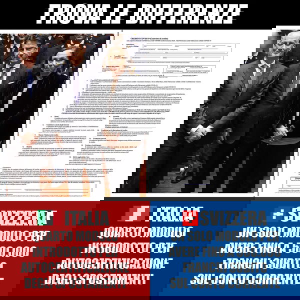 Paragoni insensati – Italia vs Svizzera – COVID-19