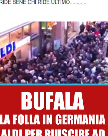 Supermercati presi d’assalto